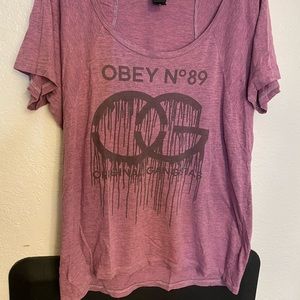 OG Obey woman top